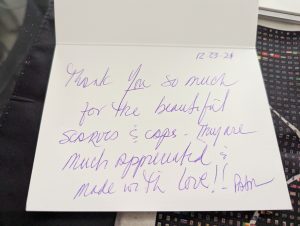 BusyFingers gifts are appreciated by our friends at UMOM.